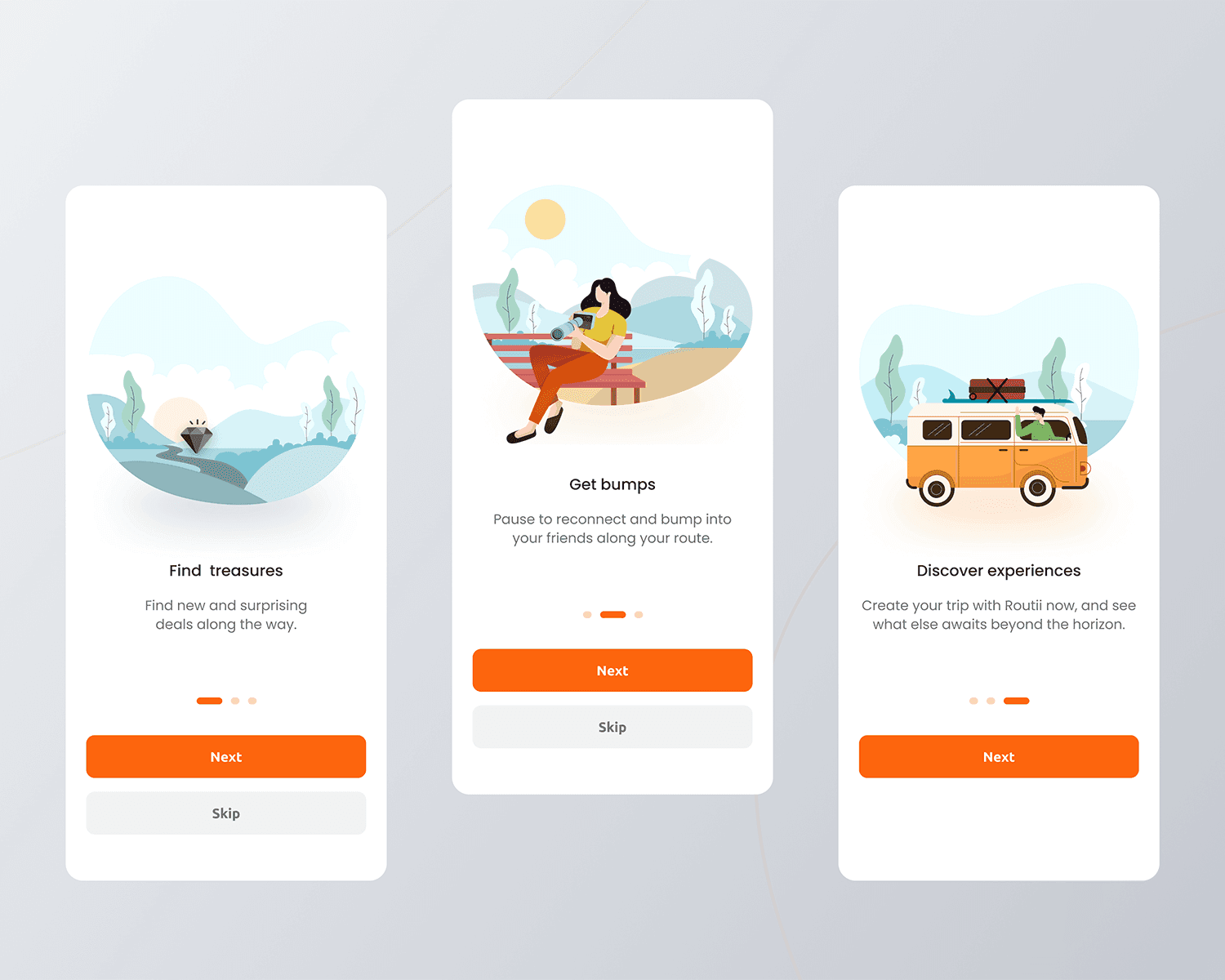 Routii screen