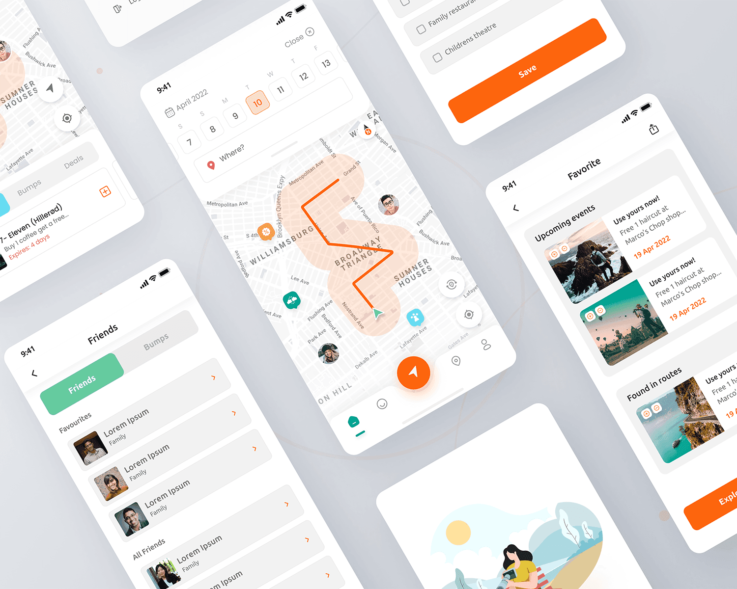 Routii screen